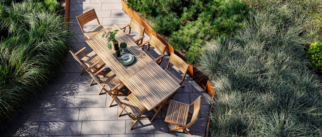 Cane-line Flip outdoor dining furniture teak