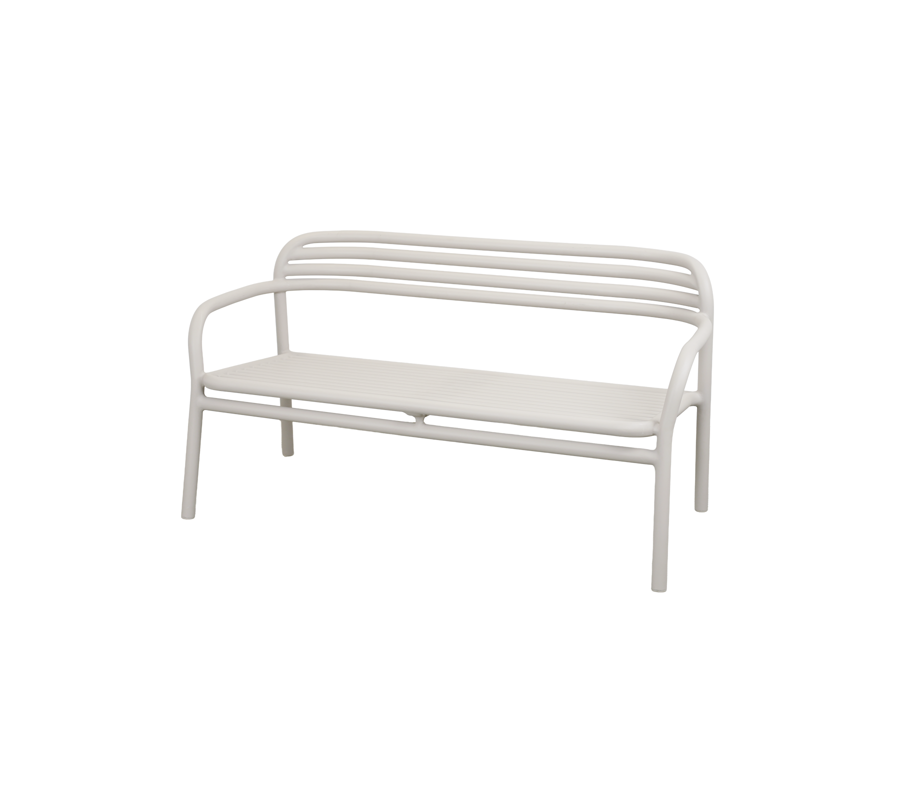 Modern sandbänk med en minimalistisk design.