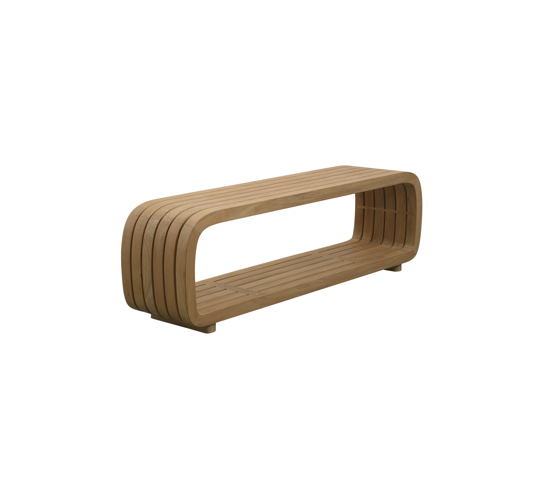 Mellow soffmodul/kaffebord – en skulptural, multifunktionell utomhusmöbel med mjuka, organiska linjer och hållbar, väderbeständig design, ideal för att skapa en lugn och stilfull lounge.