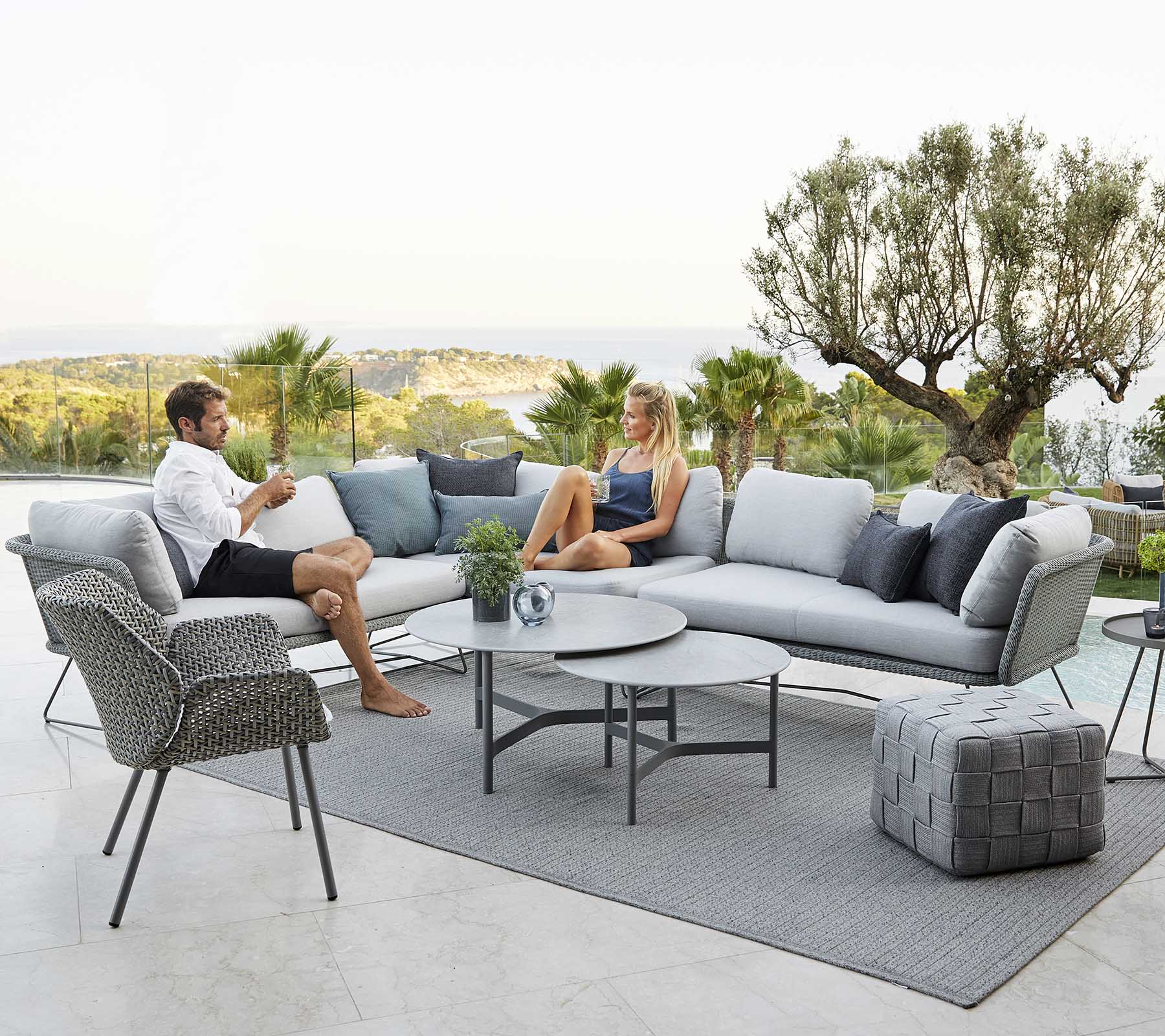 Horizon 2 pers. modulsoffa, vänster modul