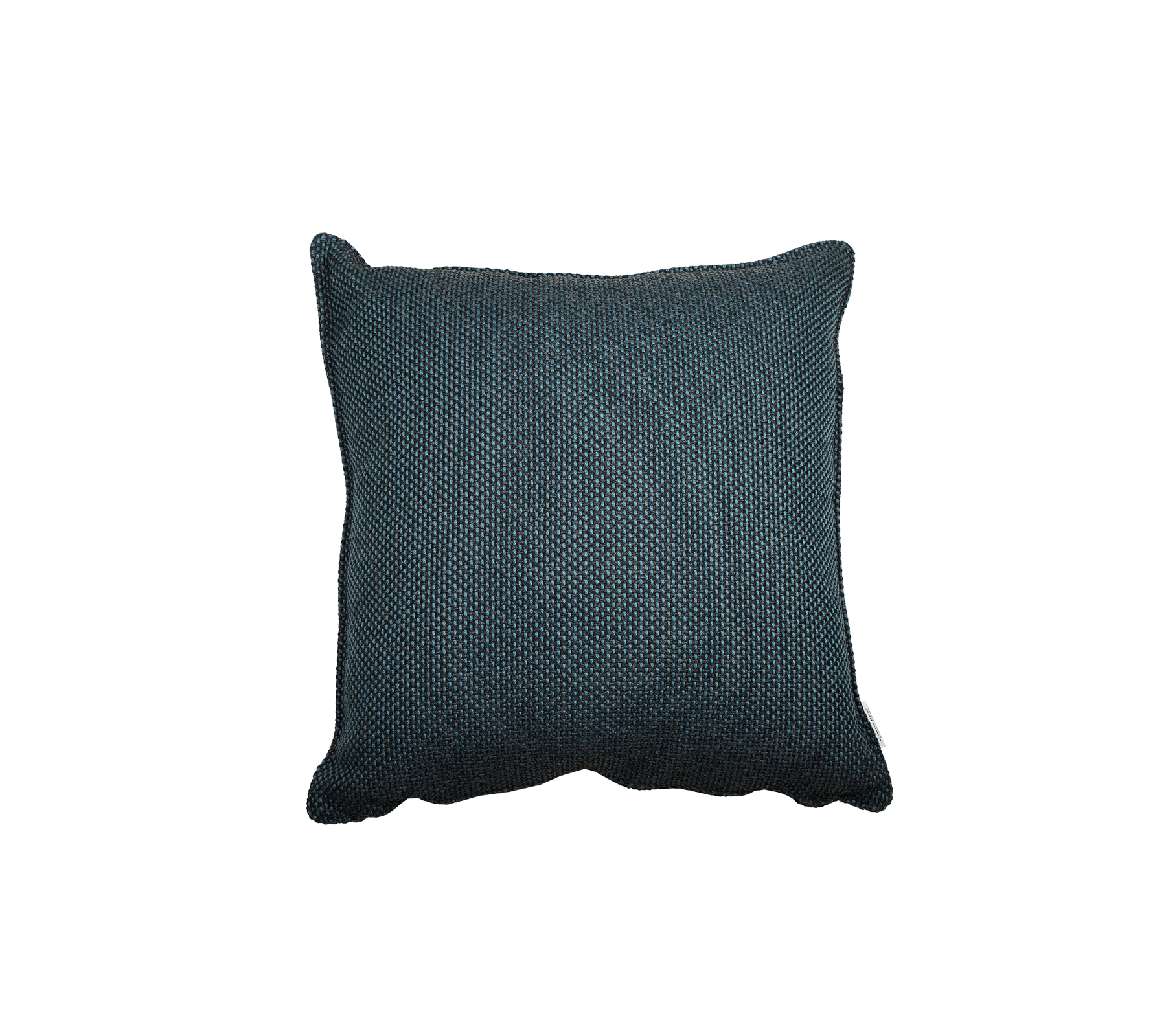 Texturerat mörkt teal-kudd med ett subtilt mönster som ger en mysig touch till alla miljöer. Perfekt för heminredning eller för att accentuera möbler.