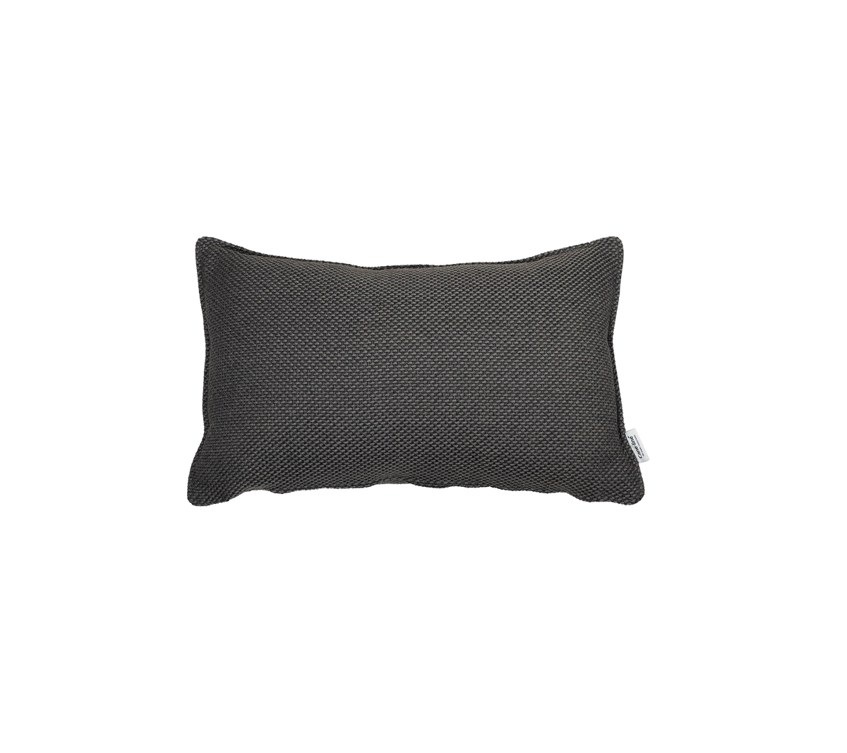 Texturerat rektangulärt kudd i en stilren mörk färg som ger en touch av modern elegans till alla miljöer.