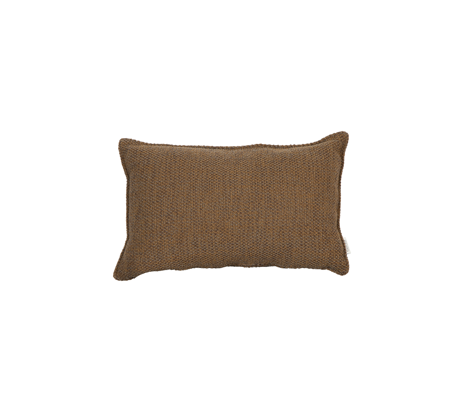 Rektangulär, texturerad kudde i en varm brun färg, designad för komfort och stil. Ideal för heminredning eller som en mysig accent.