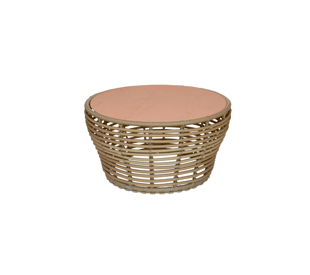 Basket coffee table, medium