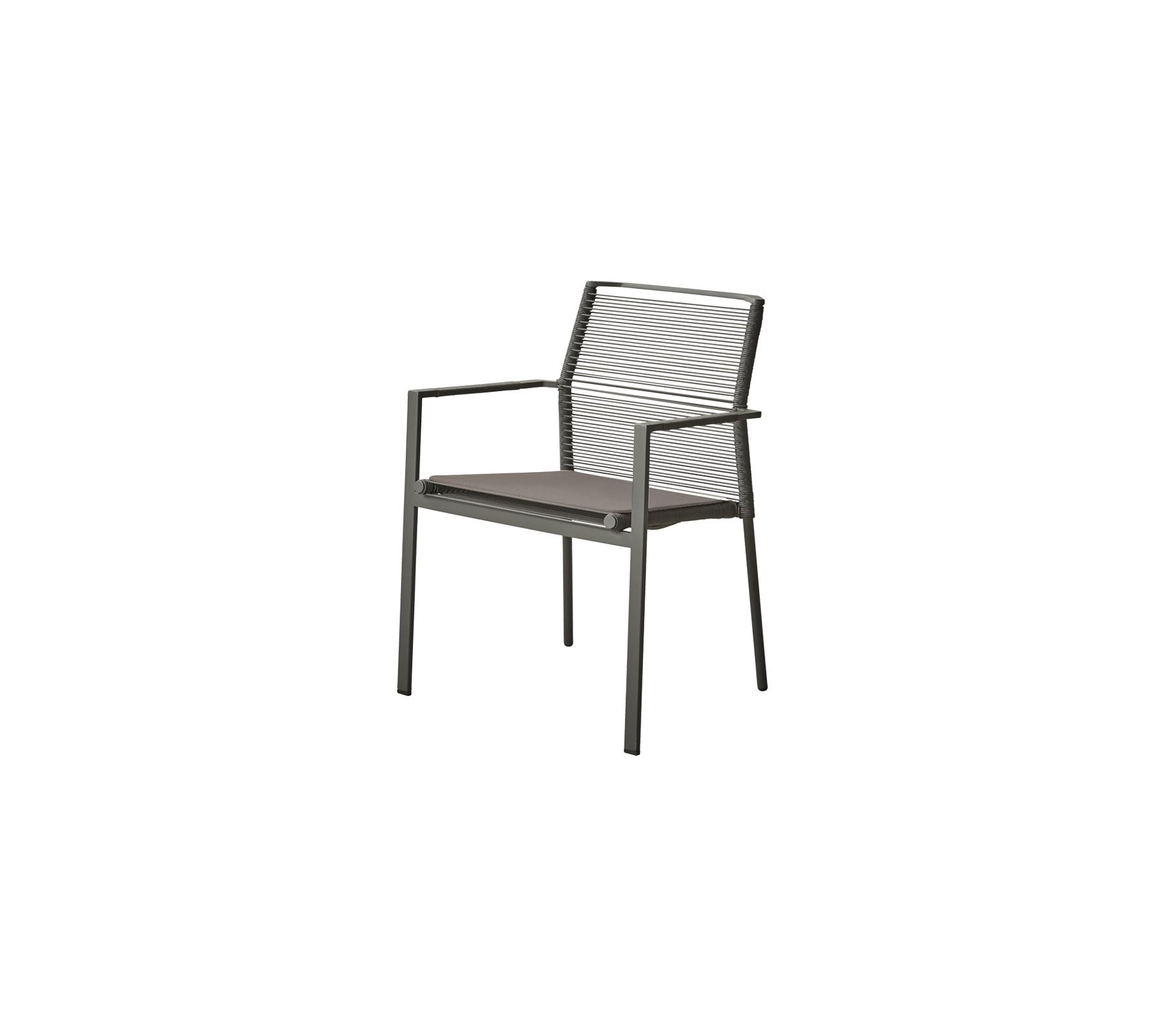 Stilig stol med modern design, med ett nätrygg och eleganta armstöd som passar för olika miljöer.