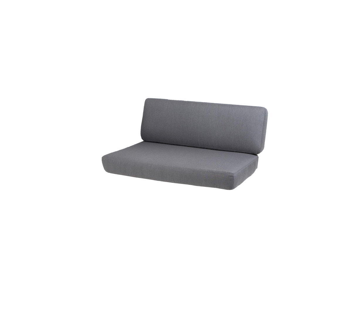 Stilfull grå soffa med en slank design, som har en bekväm ryggstöd och en minimalistisk estetik. Perfekt för moderna utrymmen.