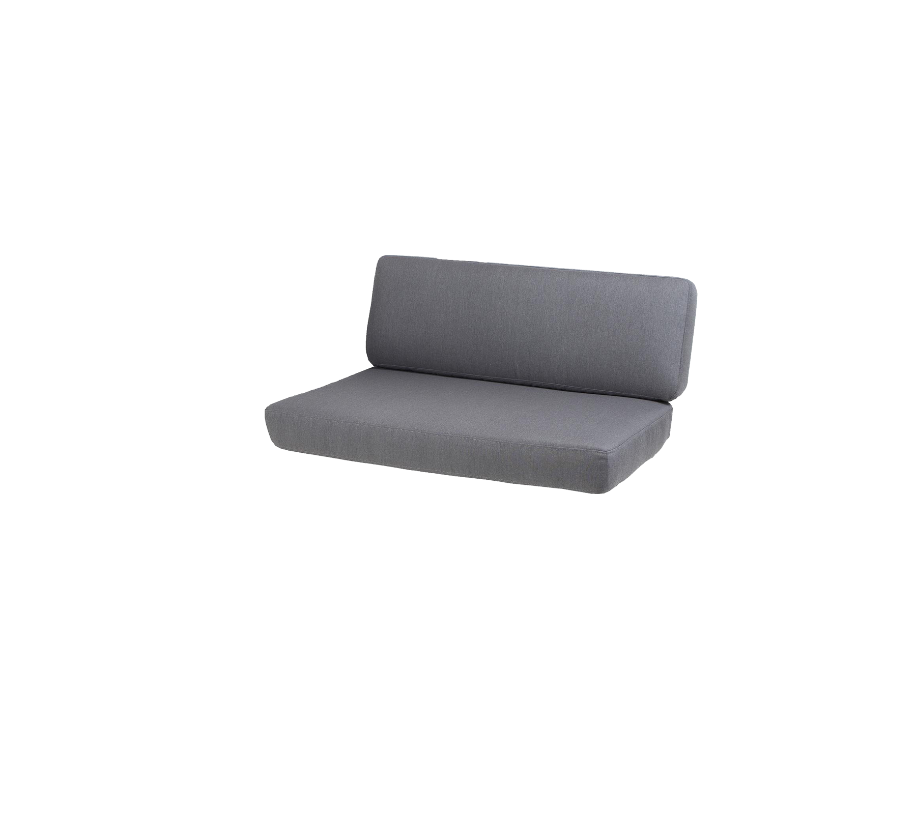 Stilfull grå soffa med en slank design, som har en bekväm ryggstöd och en minimalistisk estetik. Perfekt för moderna utrymmen.