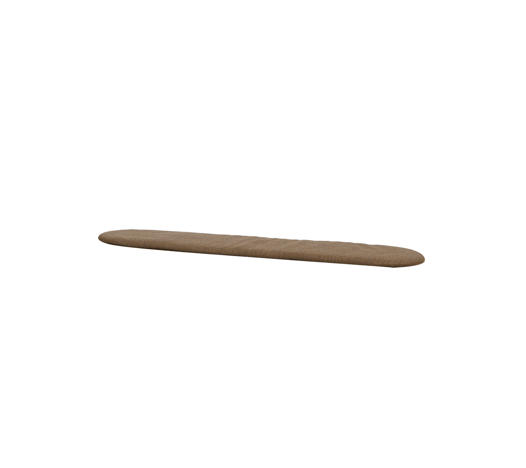 Umberbrun, avlång kudde för Sticks-bänk.