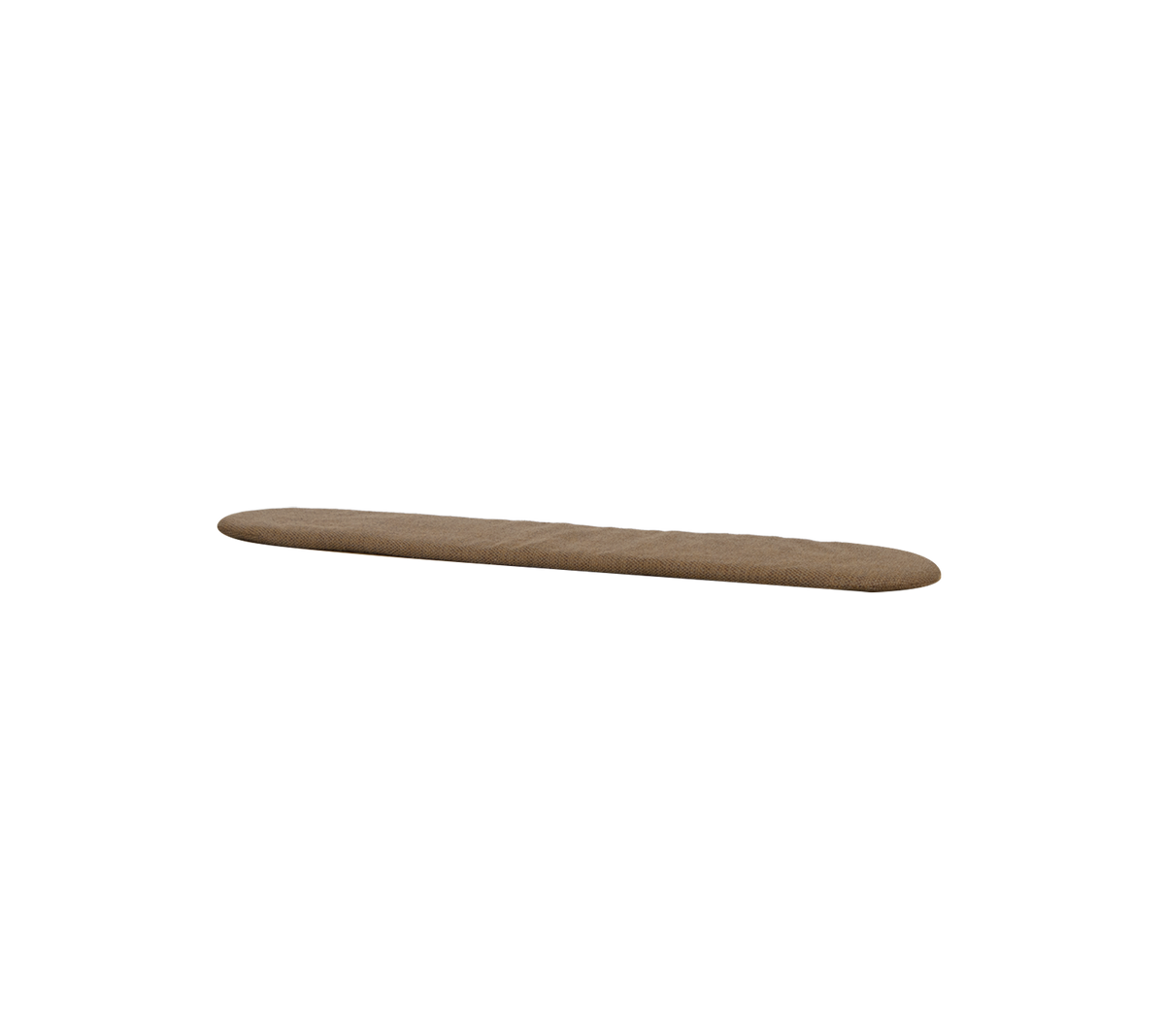 Umberbrun, avlång kudde för Sticks-bänk.