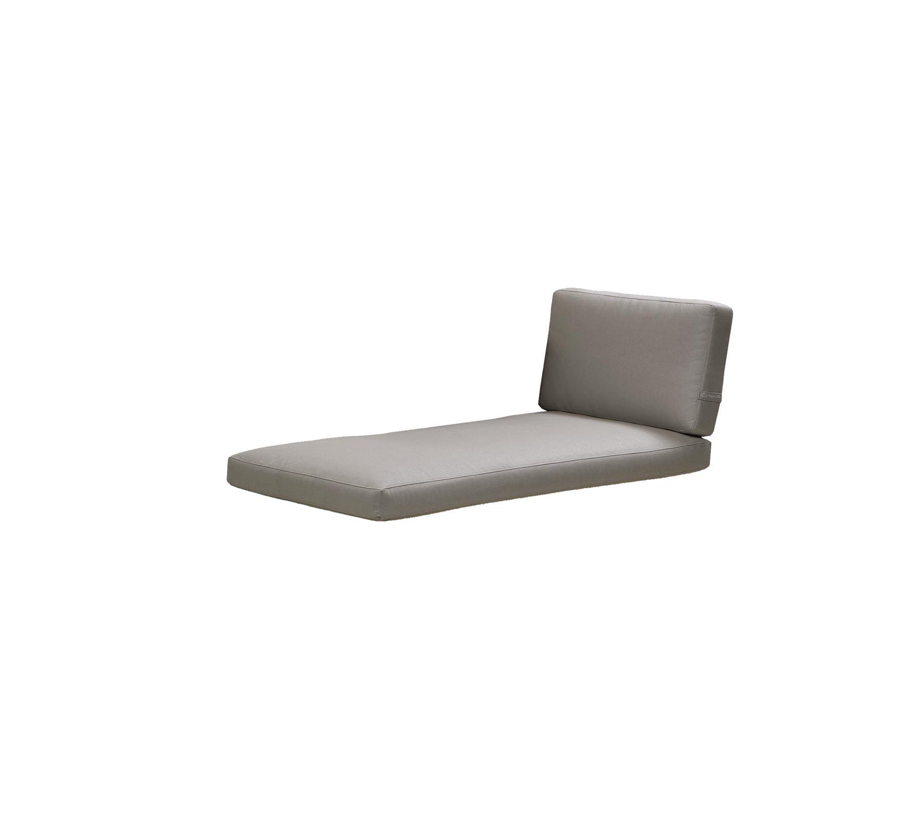Moderna grå loungestol med en enkel design och ett stödjande ryggstöd, perfekt för avkoppling.