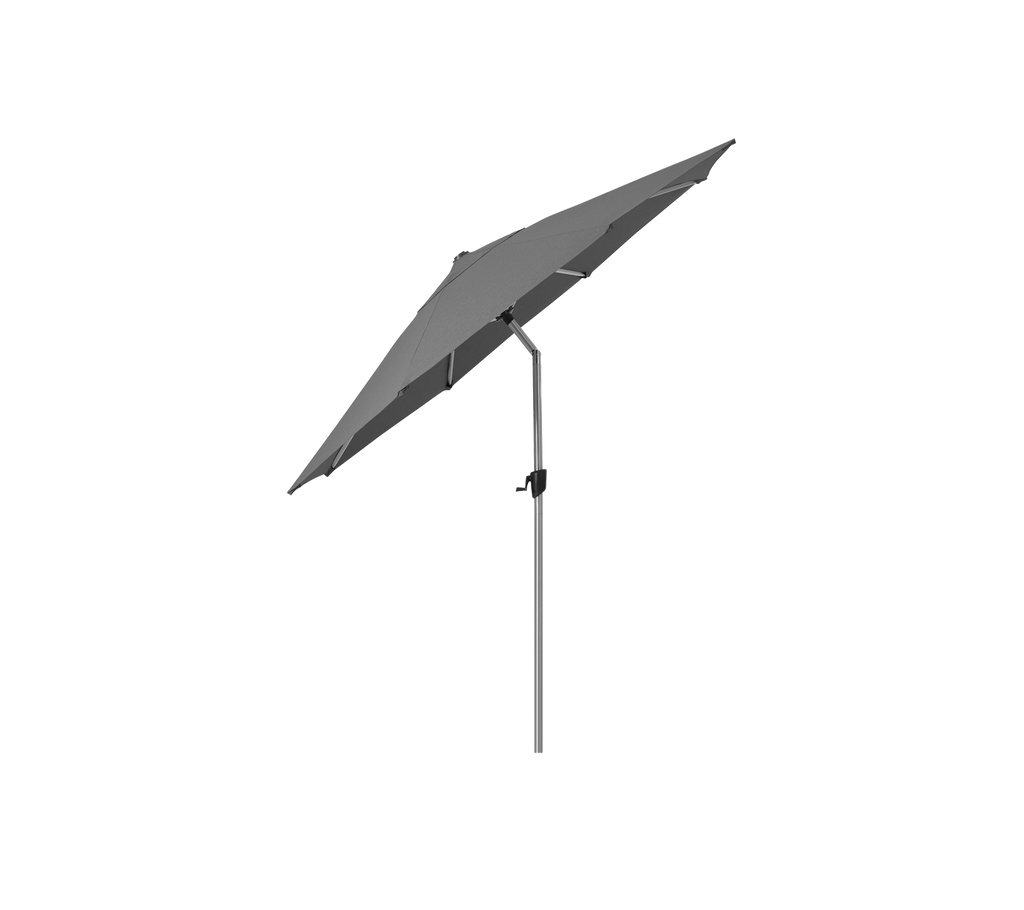 Sunshade parasol m/tilt, dia. 3 m