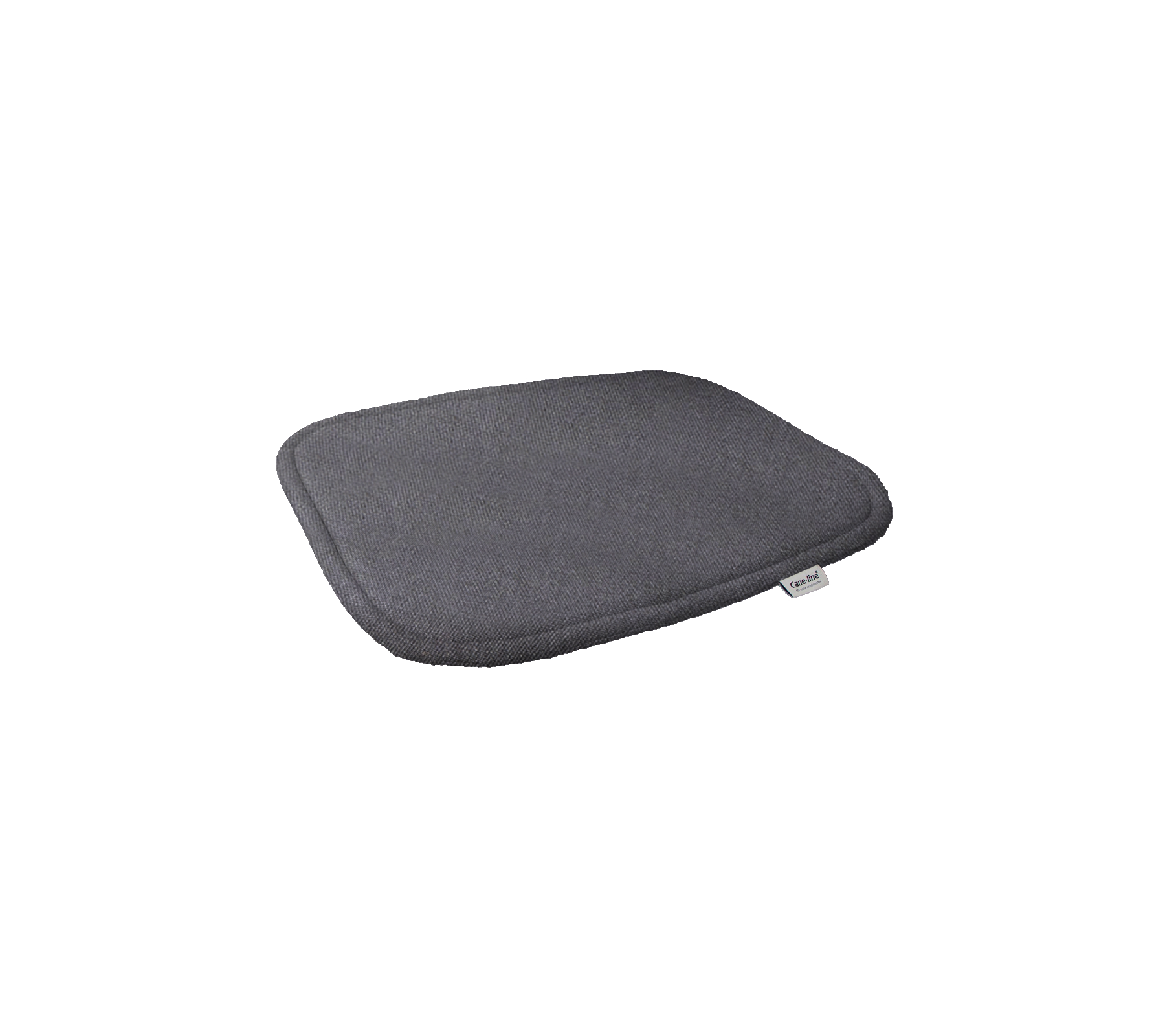 Grå vadderad sittdyna designad för komfort och stöd, med en sleek rektangulär form. Ideal för kontor eller hem. Modell 7430Y1300.