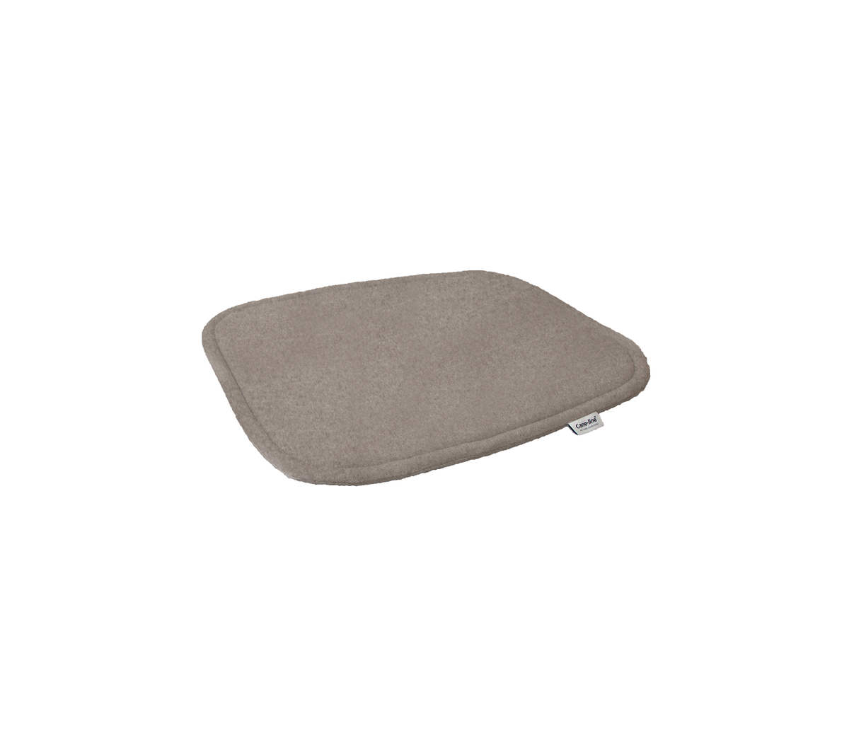Mjukt, rektangulärt kudde i en neutral beige färg, utformat för ökad komfort i olika sittarrangemang.