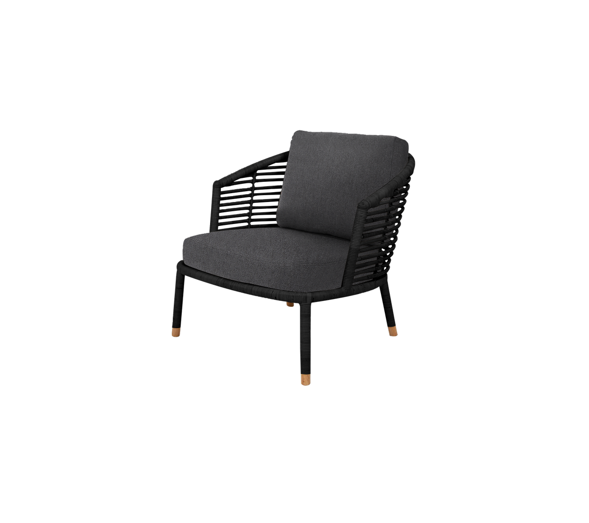 Stilfull stol med modern design som har en flätad ryggstöd och mjukt sittdyna, perfekt för komfort och elegans.