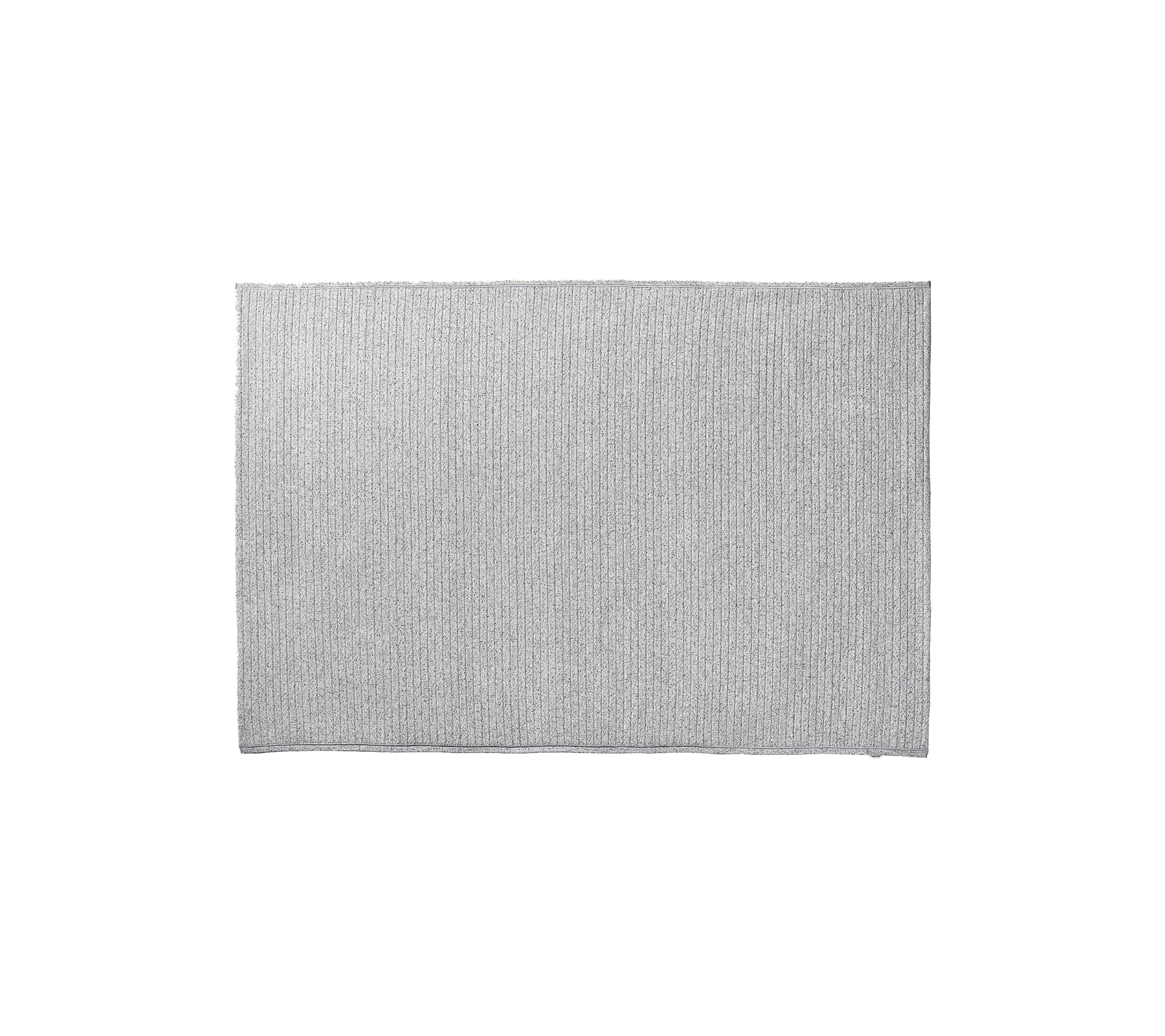 Dot utomhusmatta, 300x200 cm, fyrkantig form, flergyllt med en enkel och elegant platt vävstruktur, tillverkad av Cane-line Soft Rope.