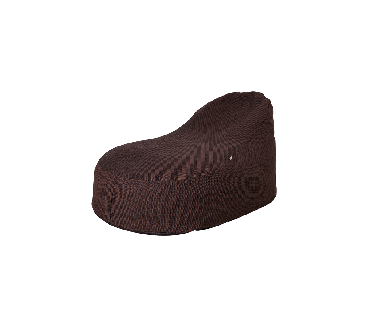 Stilfull brun bönor påse stol med en slät, modern design, perfekt för avkoppling och avkoppling.