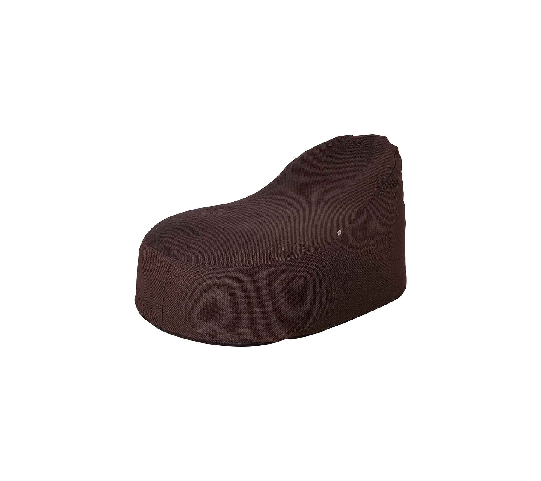 Stilfull brun bönor påse stol med en slät, modern design, perfekt för avkoppling och avkoppling.