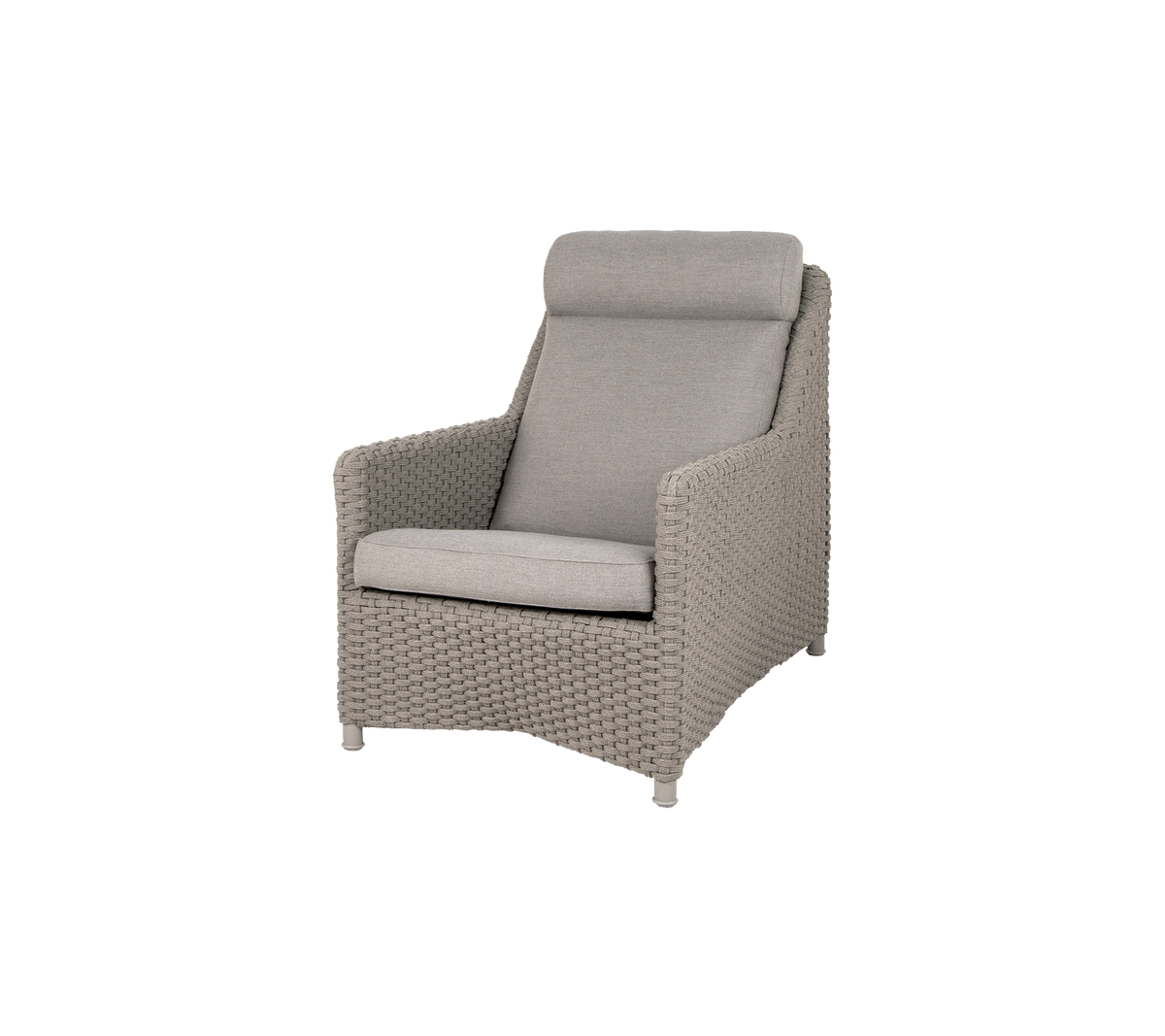 Stilfull korgstol med en bekväm vadderad ryggstöd och sits, designad för avkoppling och modern inredning. Perfekt för avkoppling och fritid.