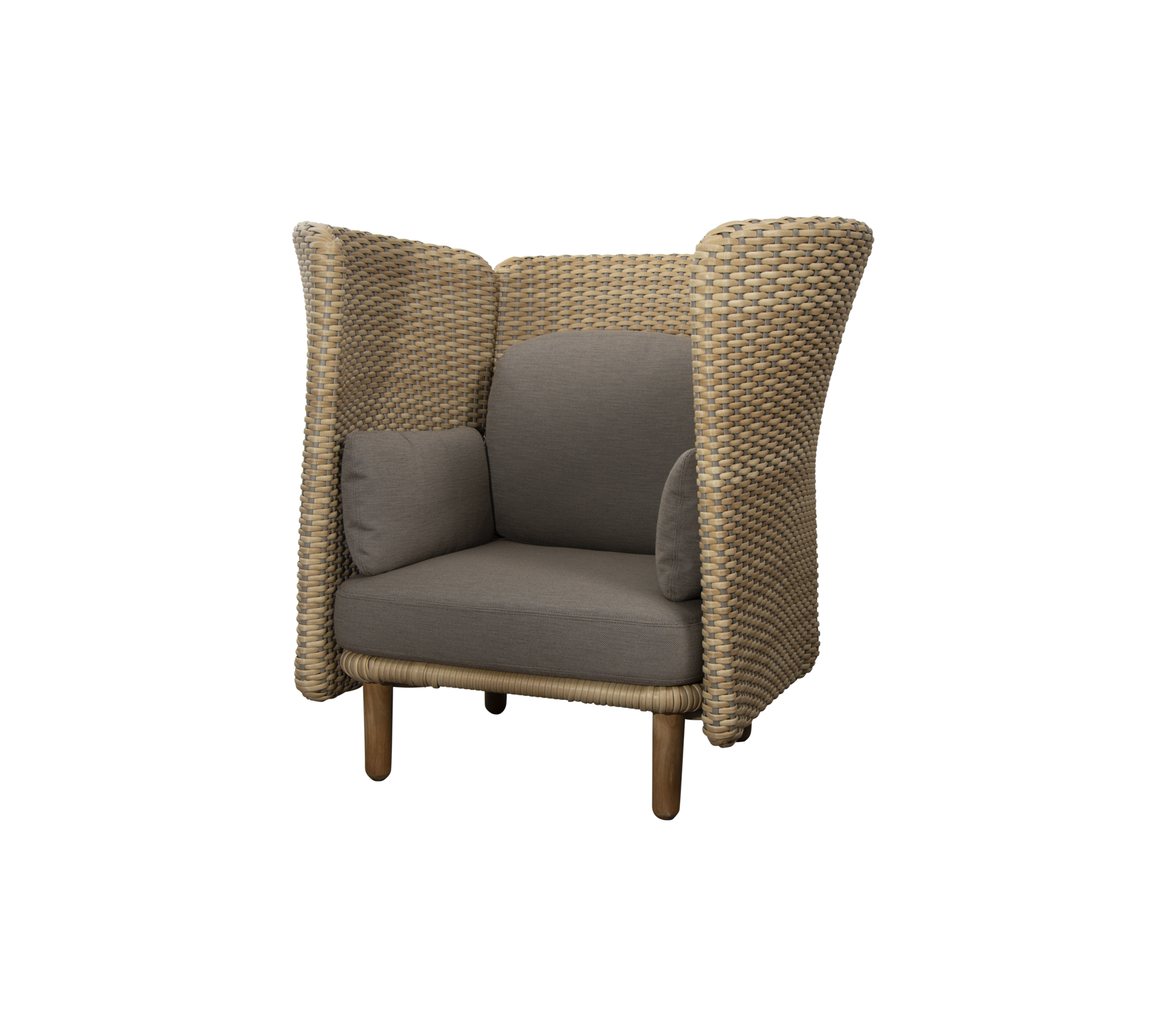 Arch lounge stol m/ høy arm/ryggstøtte (5)