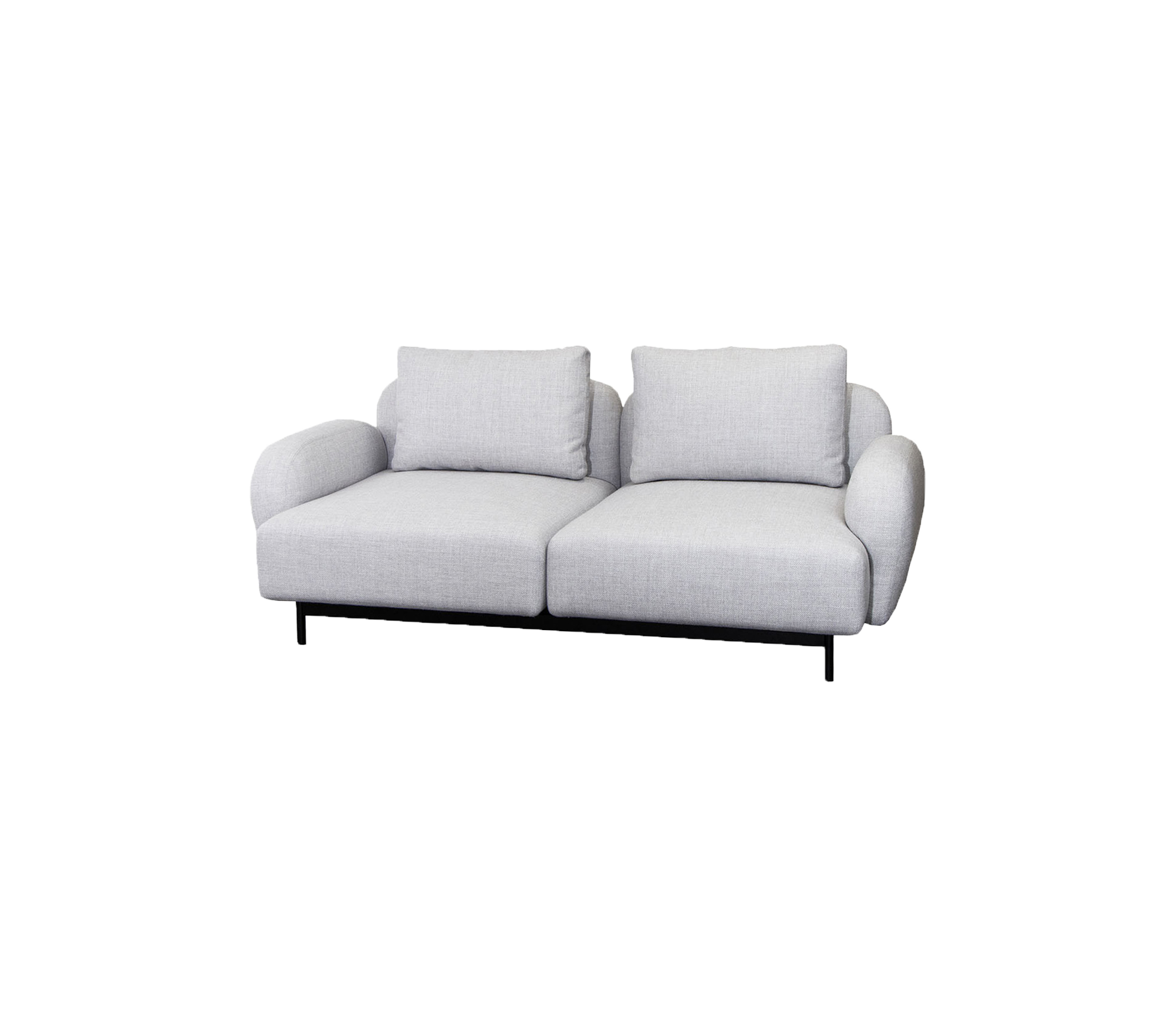 Aura 2-pers. soffa m/låga armstöd (10)