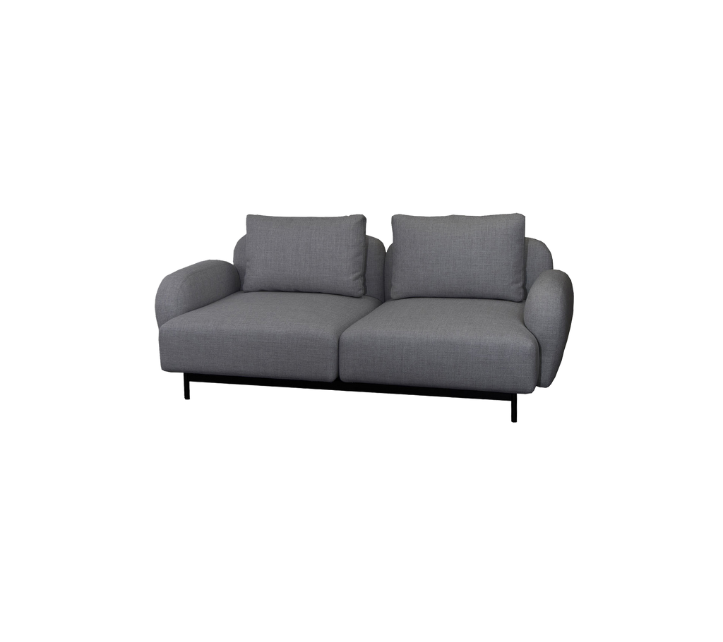 Aura 2-pers. soffa m/låga armstöd (10)